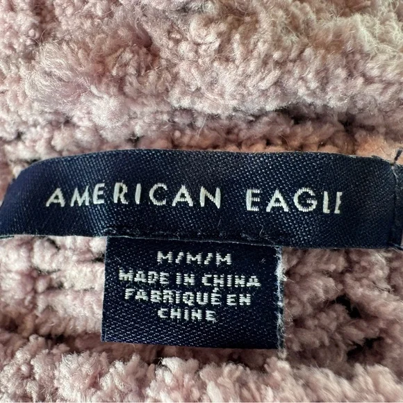 American Eagle Outfitters Pink Cable Knit Sweater - Picture 2 of 8